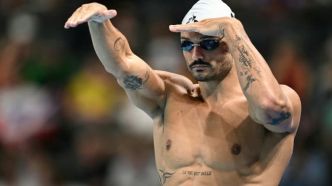 Natation: "Des étoiles dans les yeux", Florent Manaudou et Alain Bernard aux côtés de 250 enfants à la piscine olympique