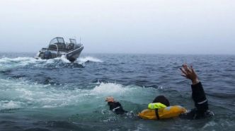 Éjecté (sans coupe circuit) à 400 mètres du bord de mer par une vague alors qu'il était sur son zodiac, près de Perpignan, l'homme s'en sort indemne