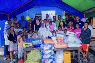 Ecobank Congo fait un don aux enfants de l'orphelinat La Bonne Semence à Brazzaville