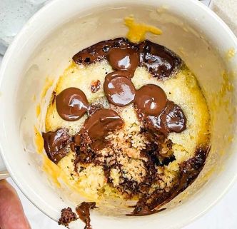 Mug cookie : le cookie prêt en 5 minutes top chrono !