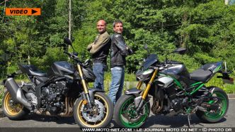 Duel vidéo : Honda CB1000 Hornet SP Vs Kawasaki Z900 SE 2025