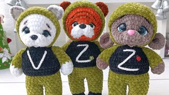 Peluches, coloriages, plateau... les petits Russes peuvent jouer à « faire la guerre en Ukraine »