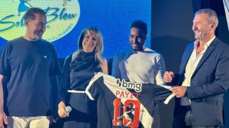 Dimitri Payet, un parrain de luxe pour l'association plan-de-cuquoise Soleil bleu Azur