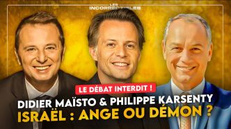 Un exemple de débat entre en 2 invités aux visions opposées: « Israël Ange ou Démon? ». Avec P. Karsenty et D. Maïsto