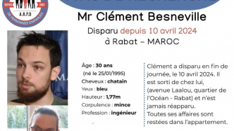 "Je cherche mon fils" : le père d'un jeune Français disparu en avril 2024 au Maroc lance un appel urgent pour le retrouver
