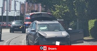 Leuze-en-Hainaut : Deux voitures entrent en collision en face du garage Pilette