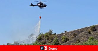 Canicule : un incendie se déclare sur un terril à Charleroi, deux hélicoptères de la police en intervention (VIDÉOS)