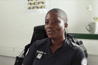 Magaly Robin, première Guyanaise à l'École des commissaires de police