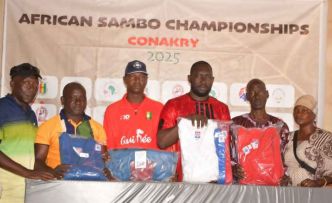 Sambo : la Guinée reçoit un important don d'équipements de la Confédération africaine