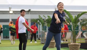 « Je suis content qu'elle soit venue et j'aimerais la voir jouer aussi », Alcaraz réagit à la présence de Raducanu pour son match au Queen's