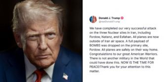 Trump annonce une frappe américaine réussie contre les installations nucléaires iraniennes