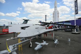 Bourget: le décollage tardif du drone européen