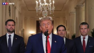Frappes américaines en Iran : revoyez l'allocution de Donald Trump | TF1 INFO