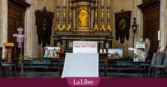 L'église du Béguinage à Bruxelles demeure un haut lieu de la contestation sociale