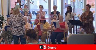 Enfants et aînés ont fêté la musique ensemble au home Destrebecq à Leuze