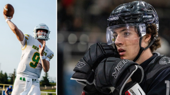 Mason West : le quart-arrière qui a choisi le hockey