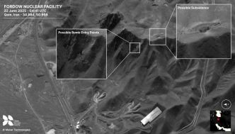 Frappes américaines en Iran : ce que montrent les photos satellites des installations de Fordo