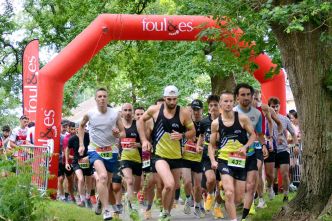 Course à pied. Le marathonien Frédéric Lastisneres en démonstration aux 3 heures du Soubestre à Serres-Castet !