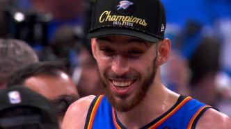Chet Holmgren, meilleur contreur dans un match 7 de Finales NBA (5 contres)
