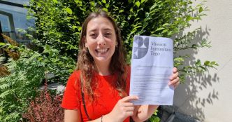 Vosges. Après avoir obtenu son diplôme d'infirmière à Remiremont, elle s'apprête à partir en mission humanitaire au Togo