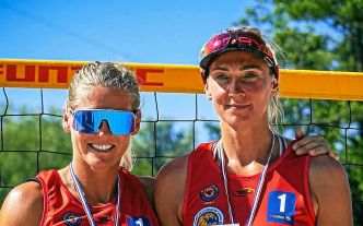 « On s'est dit qu'on jouerait pour le plaisir », Katia Tychnova, ancienne du Quimper Volley, revient sur sa victoire lors de l'Open PMA de beach-volley