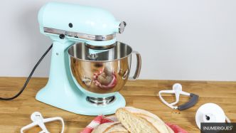Actualité : Soldes / Bon plan – Le robot-pâtissier KitchenAid Artisan 5KSM175PS Bleu "5 étoiles" à 449,99 € (-25%)