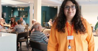 Plombières-lès-Dijon. Étudiante, elle est logée gratuitement dans une résidence seniors en échange de temps passé avec les résidents