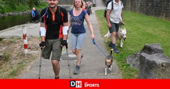 Défilé final de la MESA à Vielsalm : Jérémy, unijambiste, a parcouru 64 km !