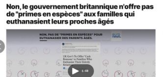 De l'euthanasie et des (sombres) motivations financières