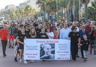 Hommage à Nice: ils ont marché afin de réclamer "justice pour Jérémie", ce pompier tué par un chauffard sur la Prom'