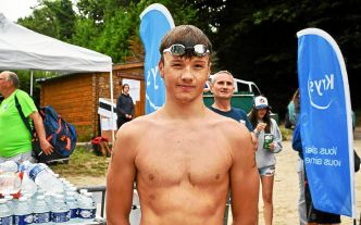 Le Rennais Arthur Moisan remporte le 5 000 m de Guerlédan à la Nage, William Even troisième