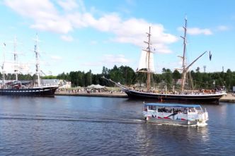 VIDEO. Millénaire de Caen : Bateaux historiques et voiliers de légendes dans le port et en parade lors du week-end maritime