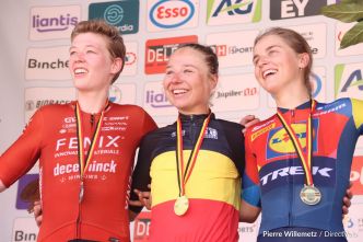 Championnat de Belgique - Élite Femmes : Justine Ghekiere 1ère