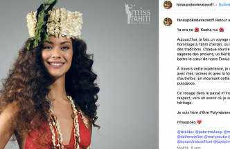 Miss France 2026 : découvrez Hinaupoko Deveze, la ravissante Miss Tahiti