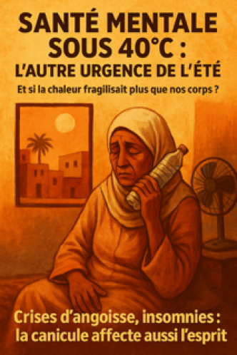 Santé mentale (psychique ?) sous 40°C : l'autre urgence de l'été