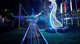 Une soirée à Saint-Sauveur: terrasse cachée et descente en luge illuminée
