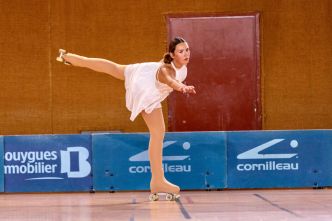 Du patinage artistique, comme sur des roulettes à la salle Victorien à Draguignan