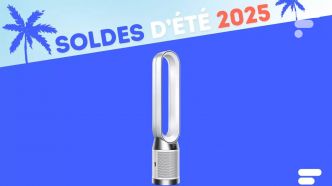 À la fois purificateur d'air et ventilateur, ce Dyson Cool PC1 soldé à -30 % vient vous rafraîchir et soulager les allergies
