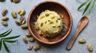 Faites une glace à la pistache sans sorbetière à la maison, une recette facile et rapide à préparer pour se régaler