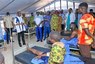 CHR de Fada N’Gourma : Le Premier ministre au chevet des soldats blessés