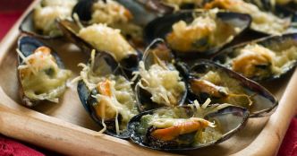 Les moules gratinées de Philippe Etchebest
