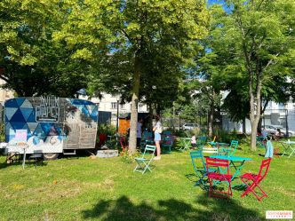 La guinguette du Grand Parquet : apéro, DJ sets, pétanque, jeux de société en plein air dans le 18e