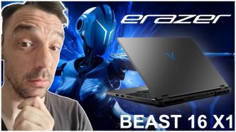 ERAZER Beast 16 X1 Ultimate : Pleine puissance pour ce laptop GAMER