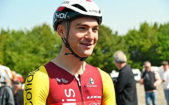 Le Breton Alexis Renard avec l'équipe Cofidis sur le Tour de France