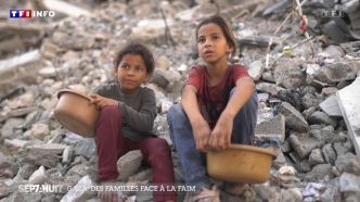 "Hier, nous n'avons pas mangé" : le combat d'une famille face à la faim dans la bande de Gaza | TF1 INFO