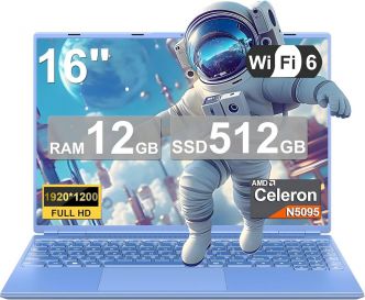 Test : ordinateur portable 16 pouces Celeron N5095 12+512GB avec Win11 et souris sans fil