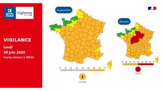 Canicule : seize départements basculent en vigilance rouge