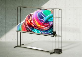 LG OLED T : le premier téléviseur transparent et sans fil arrive en France