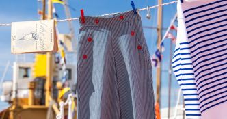 Patron de couture gratuit : le pantalon marin (effet pantalon à pont)