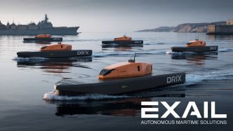 Exail Technologies équipe une marine européenne avec cinq drones de surface DriX de 8 mètres